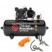 Kit Compressor de Ar CHICAGO 8969010000 2HP 10 Pés 100 Litros 110/220V Mono + Kit de Pintura FORTGPRO FG8684 3 Peças - CHICAGO-K1116