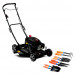 Kit Cortador de Grama à Gasolina TOYAMA-TLM510SM-60 6HP 173CC + Conjunto Jardinagem com 8 Peças - TOYAMA-K1801