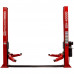 Kit Elevador Hidráulico MAQUINAS RIBEIRO-ERH4000D-V Double Lock Vermelho 4T + Desmontadora Lateral FORTG-FG1300 Trifásica Vermelha até Aro 24 - RIBEIRO-K2532